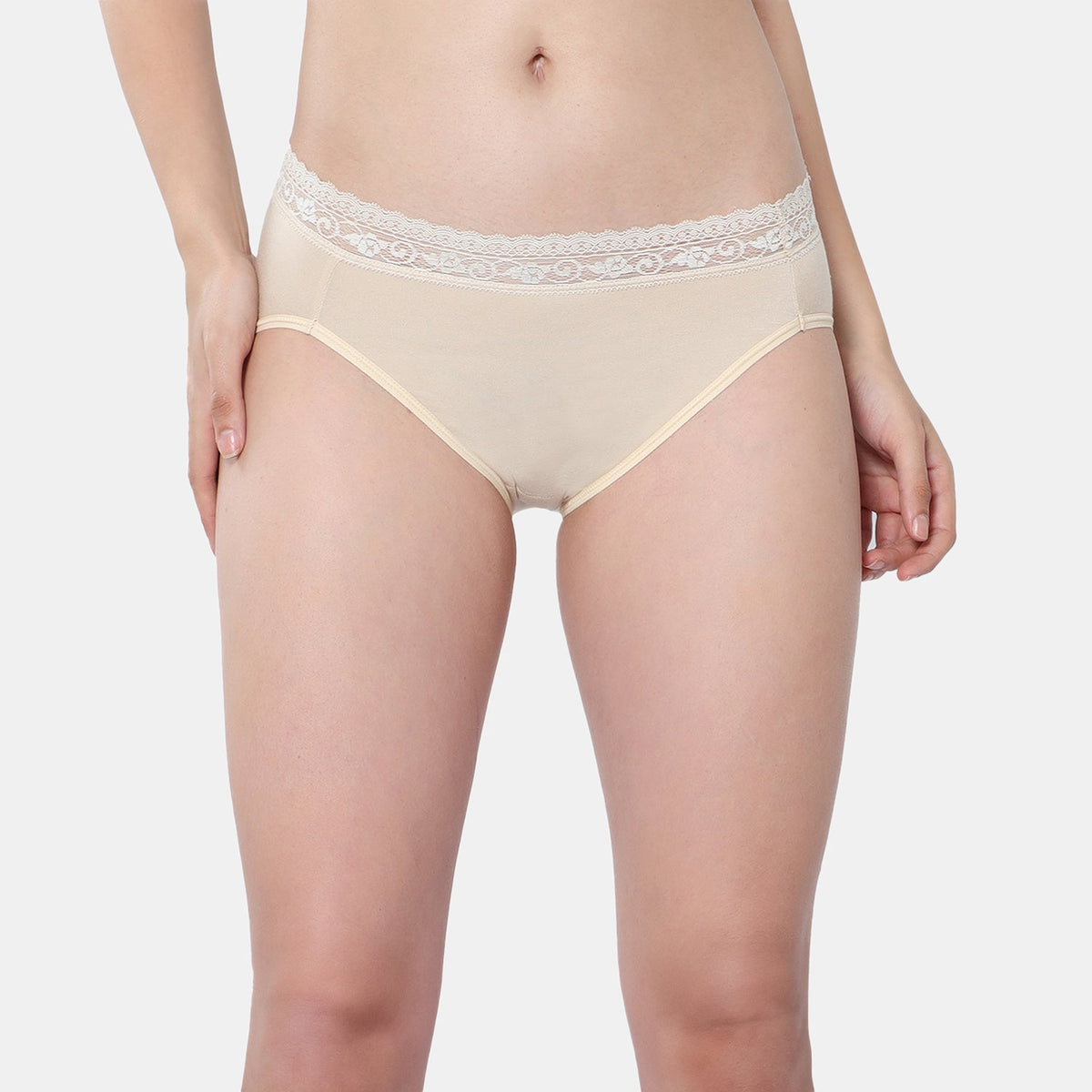 Envie Medium Rise 3/4th Coverage Lace Hipster (Pack of 2)