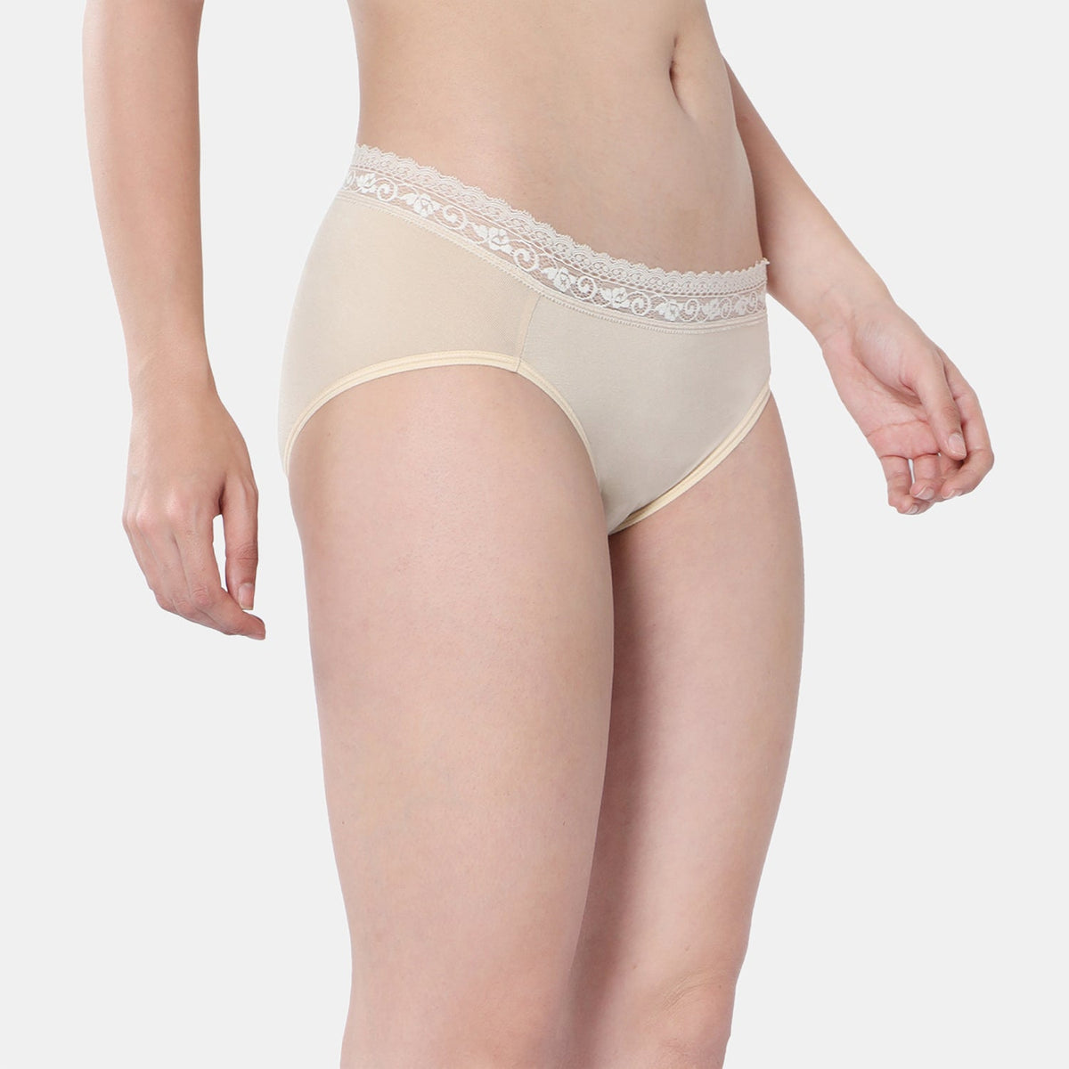 Envie Medium Rise 3/4th Coverage Lace Hipster (Pack of 2)
