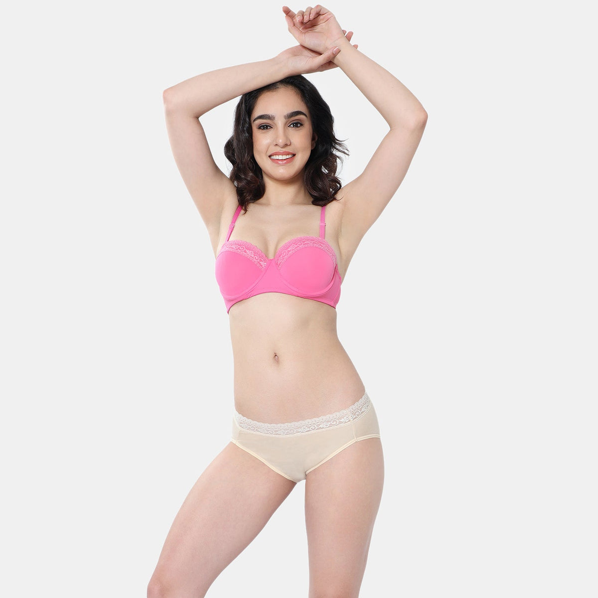 Envie Medium Rise 3/4th Coverage Lace Hipster (Pack of 2)