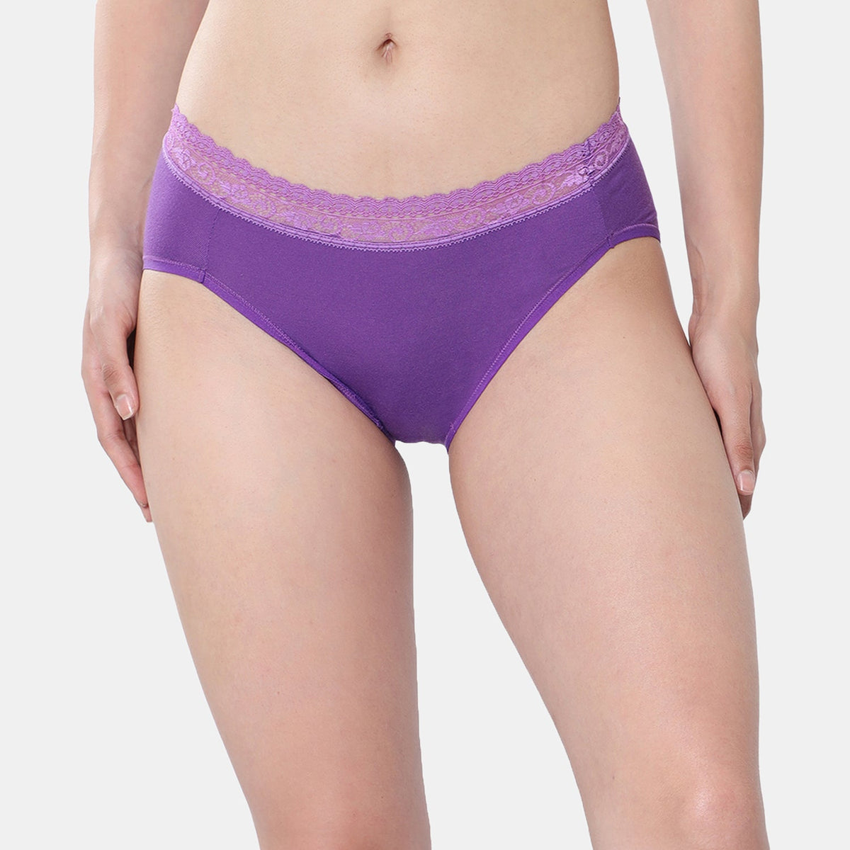 Envie Medium Rise 3/4th Coverage Lace Hipster (Pack of 2)