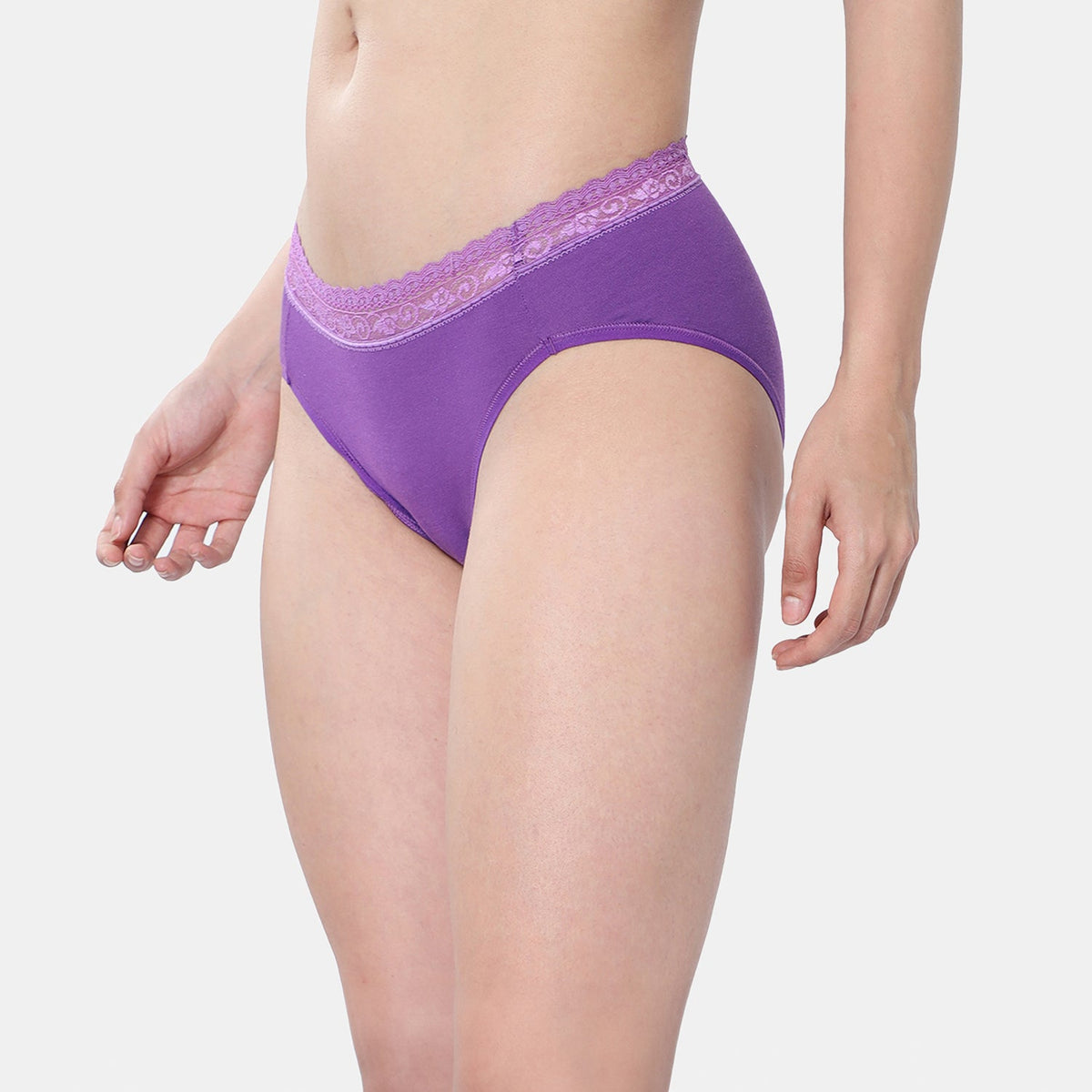 Envie Medium Rise 3/4th Coverage Lace Hipster (Pack of 2)