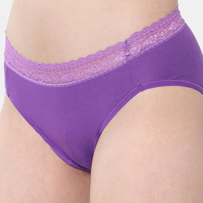 Envie Medium Rise 3/4th Coverage Lace Hipster (Pack of 2)