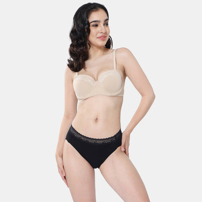 Envie Medium Rise 3/4th Coverage Lace Hipster (Pack of 2)