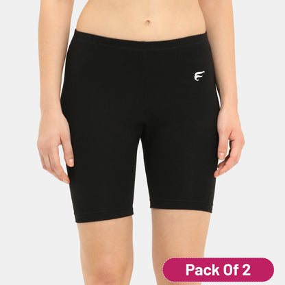 Envie Hugged Fit Thigh Length Cycling Shorts