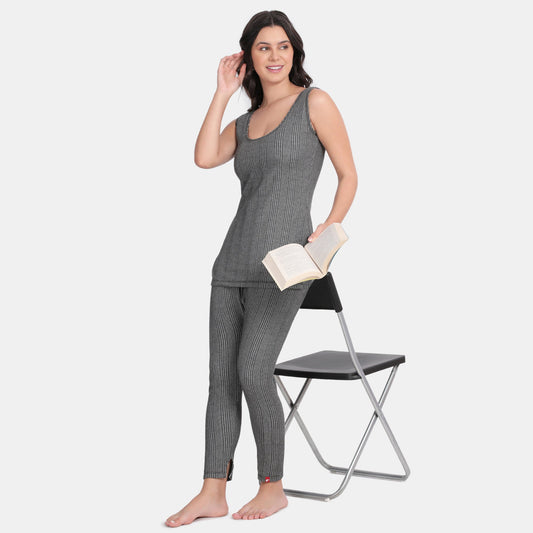Envie Regular Fit Scoop Neck Thermal Tank Top