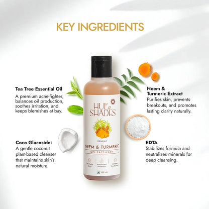 Organic Neem & Turmeric Gel Facewash