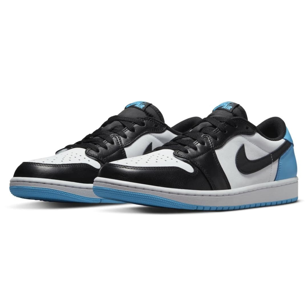 Jordan 1 Low Women "Black Dark Powder Blue"