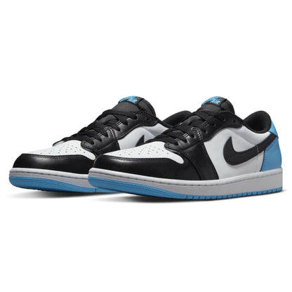 Jordan 1 Low Women "Black Dark Powder Blue"