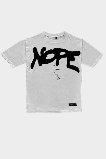'NOPE' Oversize heavy-weight Tee