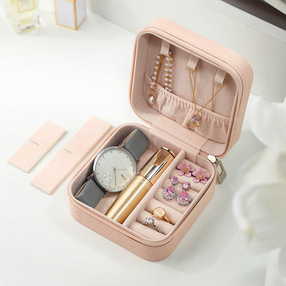Travel Jewelry Organizer Case - Compact Storage Box for Rings, Earrings, and Necklaces Just Lil Things