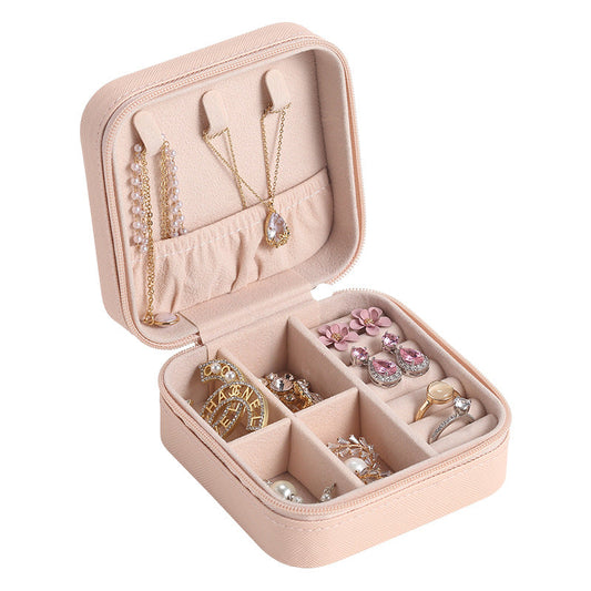 Travel Jewelry Organizer Case - Compact Storage Box for Rings, Earrings, and Necklaces Just Lil Things