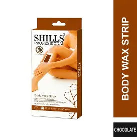Shills Professional Chocolate Body Wax Strips 22 PIECE