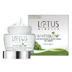 LOTUS HERBALS WHITEGLOW SPF 25 PA+++ Skin Whitening & Brightening Gel Crème 60 g