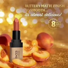 Facescanada Matte Velvet Touch Lipstick - Fierce Brown 17