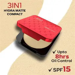 FACES CANADA 3in1 Hydramatte Compact - 01 Ivory