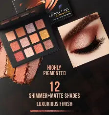 Faces Canada Starry Eyes Eye Shadow Palette Long Lasting & Highly Pigmented 16 g