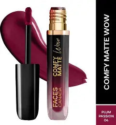 Faces Canada Comfy Matte Wow Liquid Lipstick Highly Pigmented - Tea Rose 12 3.8 ml