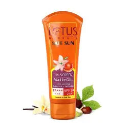 LOTUS HERBALS SAFE SUN SPF 50 UV SCREEN MATTE GEL SUNSCREEN 15 ml