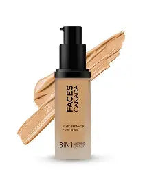 Faces Canada 3 In 1Flawless Matte Foundation - Honey Beige 031 30 ml