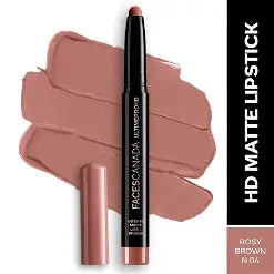 Faces Canada Ultime Pro Hd Intense Matte Lips + Primer - Rosy Brown N04 1.4 g