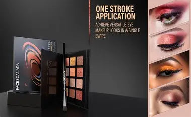 Faces Canada Starry Eyes Eye Shadow Palette Long Lasting & Highly Pigmented 16 g