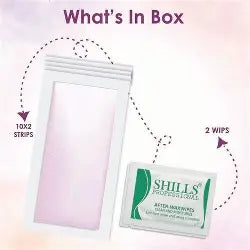Shills Professional Body Wax Strips With Aloe Vera Extracts 22 PIECE