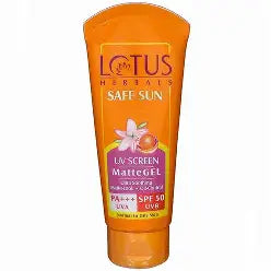 LOTUS HERBALS SAFE SUN SPF 50 UV SCREEN MATTE GEL SUNSCREEN 15 ml