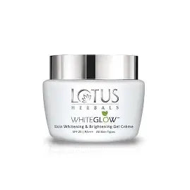 LOTUS HERBALS WHITEGLOW SPF 25 PA+++ Skin Whitening & Brightening Gel Crème 60 g