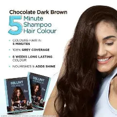 Bblunt 3 Chocolate Dark Brown Hair Colour Shampoo 100 ml