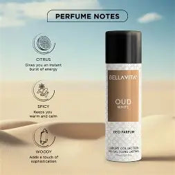 Bellavita Luxury Collection Oud White Deo Parfum 150 MILLI_LITRE