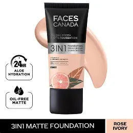 faces Canada matte foundation - Rose Ivory 011 18 ml