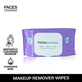 Faces Canada Fresh Clean Glow Makeup Remover Wipes 30 PIECE