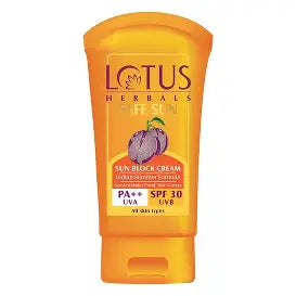 Lotus Herbals Safe Sun Sunblock SPF 30 PA ++ Cream 100 g