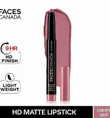Faces Canada Ultime Pro Hd Intense Matte Lips + Primer - Lights Out 1.4 gm