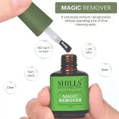 SHILLS PROFESSTIONAL MAGIC NAIL POLISH REMOVER - TRANSPARENT 15 MILLI_LITRE
