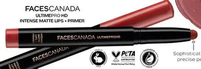 Faces Canada Ultime Pro Hd Intense Matte Lips + Primer - Red Bouquet 1.4 g