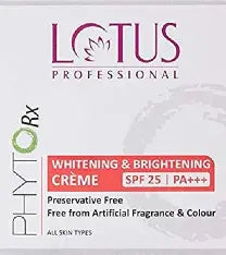 Lotus Professional Phyto Rx SPF 25 PA+++ Whitening & Brightening Creme 50 g