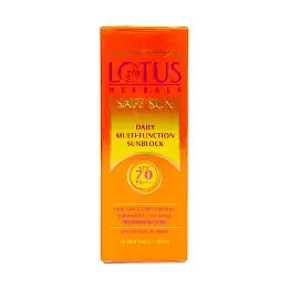 Lotus Herbals Safe Sun Daily Multi-Function Sunblock Spf 70 PA+++ 60 g