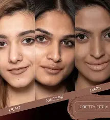 Facescanada Weightless Matte Finish Lipstick - Highly Pigmented - Pretty Sepia 08 4 g