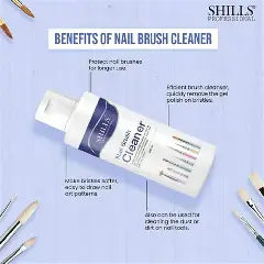 SHILLS PROFESSIONAL NAIL BRUSH CLEANER 100ML