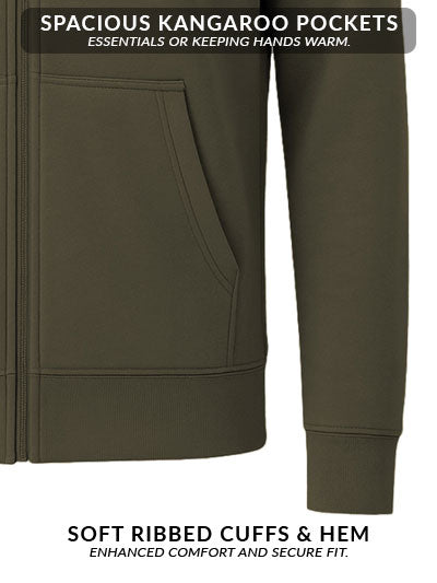 Men’s Regular Fit Zip-Up Hoodie