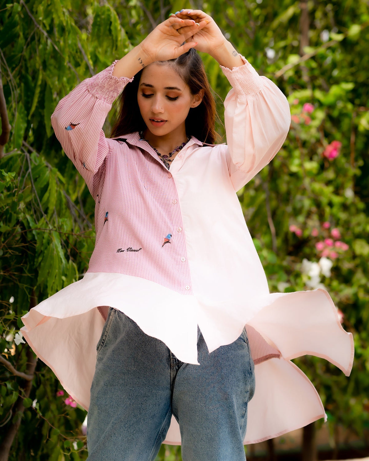 BIRDIE PLEATED TOP