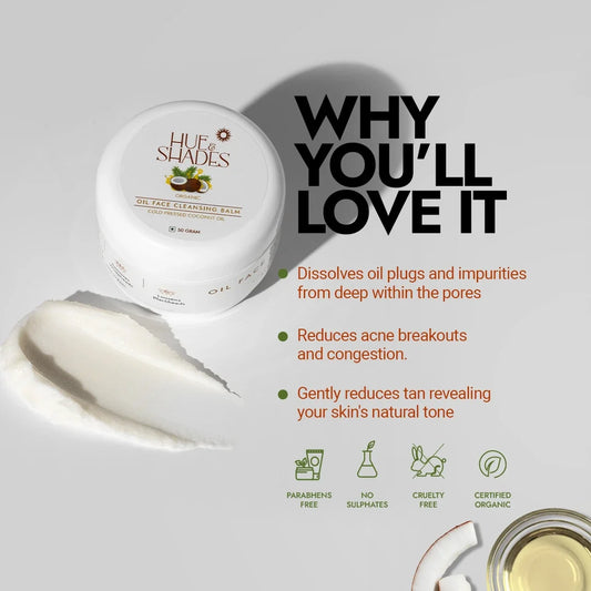 Organic Oil Face Cleansing Balm