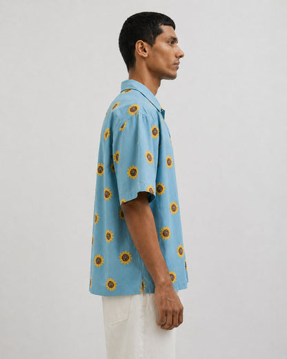 Blue Boxy Shirt