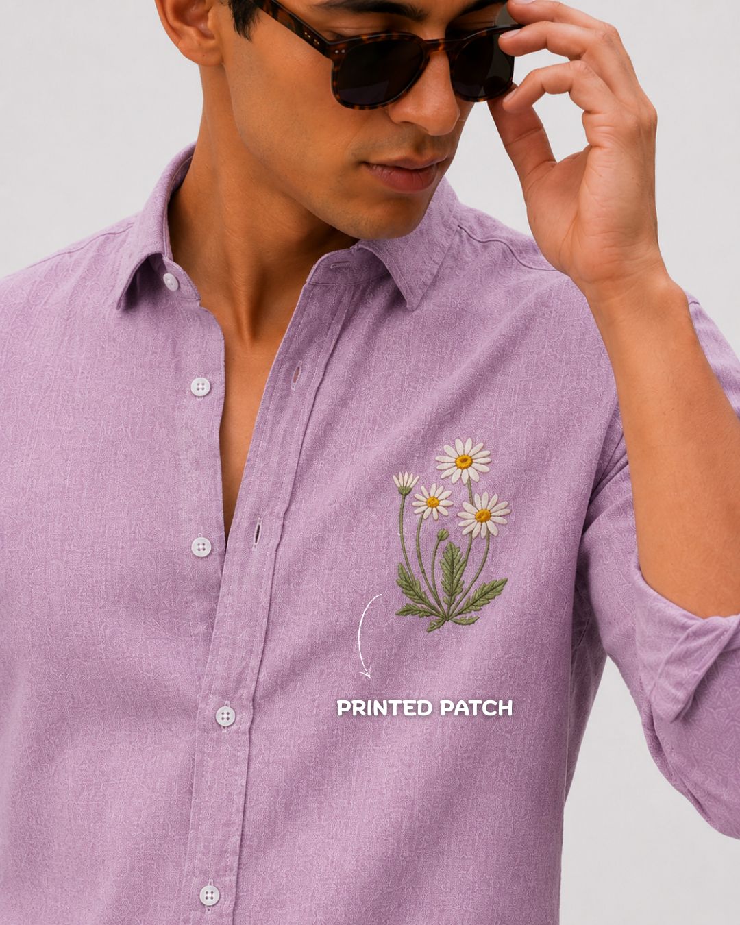 Lavender Linen Shirt