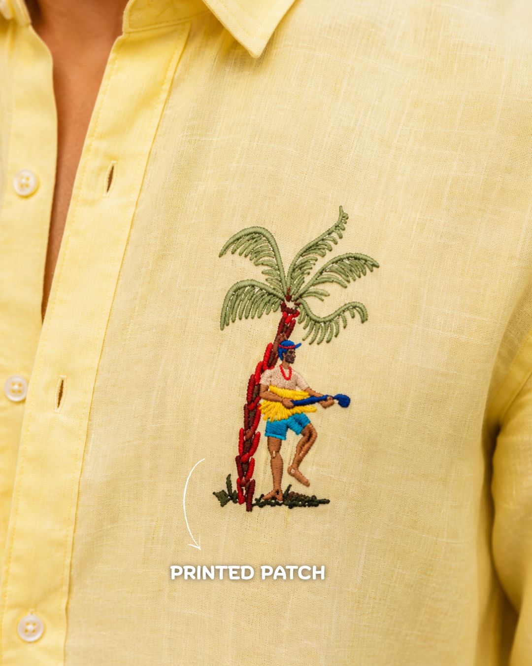 Yellow Linen Shirt