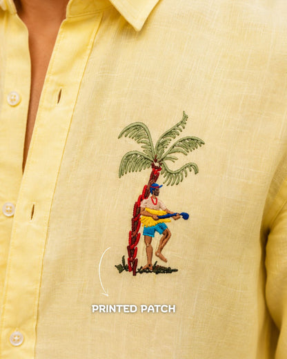 Yellow Linen Shirt