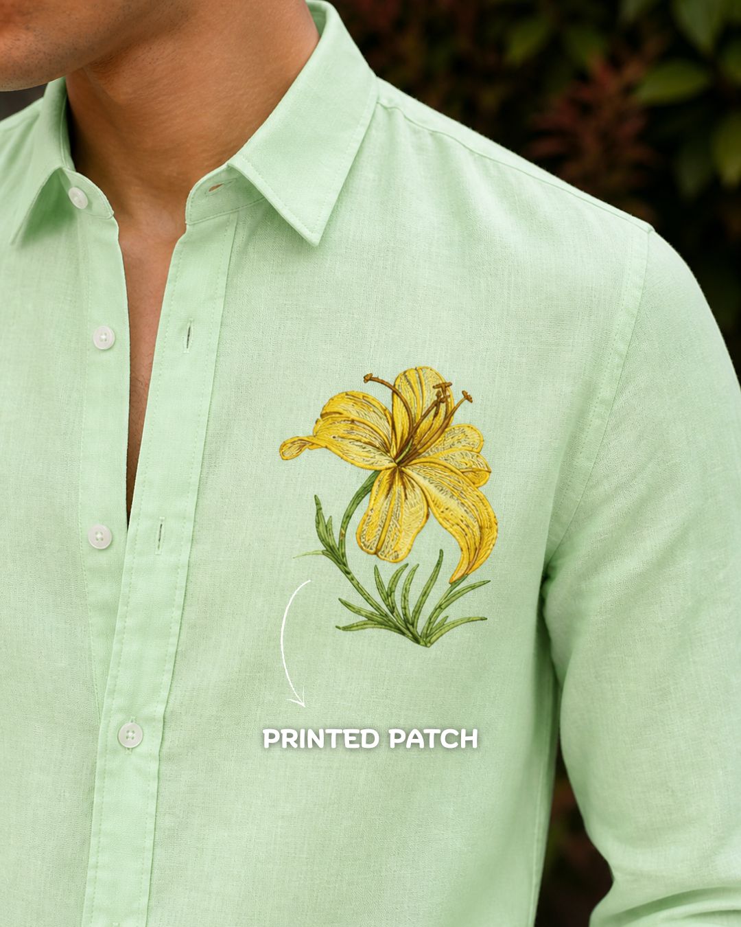 Green Linen Shirt