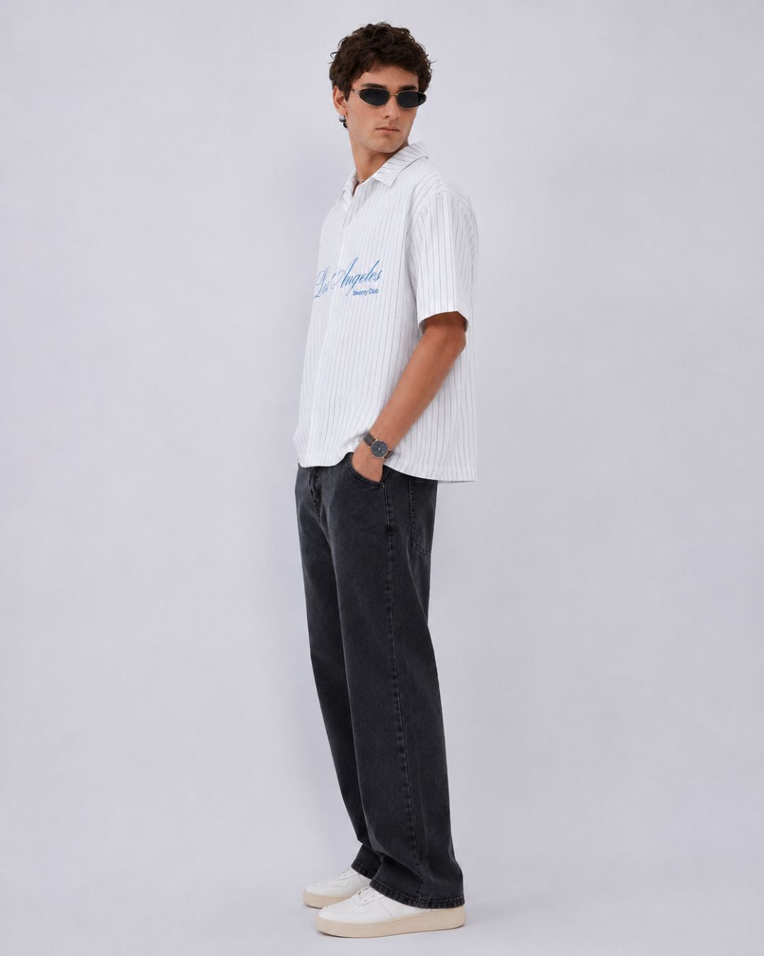 LA Stripes Boxy Shirt