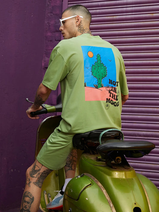 Oversized Green Sunny Cactus Co-Ord Set